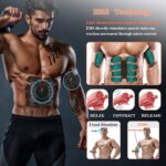 Abs Stimulator Military Grade, Vital Flex Core Ab Stimulator Military Grade, MHD TENS - Ab Stimulator and for Easy Abs Muscle Stimulation and Muscle Activation, Ideal Home Gym Device,Unisex