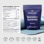 For Wellness Recovery Gummies Hydrate | Blueberry Electrolyte & Antioxidant Supplements for Hydration, Energy & Post-Workout Performance | Vegan, Non-GMO, 30 Count