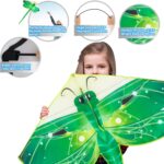 3 Pack Large Kites - Butterfly Delta Dragonfly Kites Easy to Fly for Adults Kids Beach Park Outdoor Game Activities, Gifts for Easter and Festival