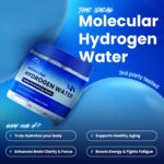 PHM Hydrogen Water Tablets for Drinking Water - H2 Molecular Tabs | Magnesium Pills, Electrolytes Hydration Supplement to Support Healthy Aging & Energy Boost | 90 Tablets, 3 Months Supply
