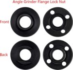 5" 5/8-11 Grinder Flange Angle Wrench Spanner Metal Lock Nut for Compatible with Dewalt Milwaukee Makita 193465-4 Bosch Black and Decker Ryobi