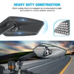 Pair Motorcycle Side Mirrors Rearview For Honda Rebel CMX 1100 250 300 450 500