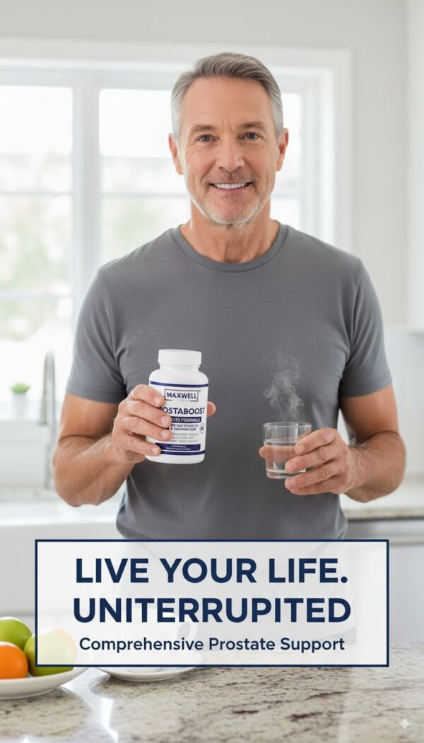 Prostapure for Men Boost Men's Prostate Support with Saw Palmetto, Zinc, Selenium & 19 Herbs - Urinary Flow & Bladder Control Formula, 60 Veggie Caps