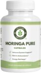 Moringa Powder Capsules - 800mg of Pure Nutrient-Rich Moringa Powder - A Natural Green Antioxidant Superfood - Rich in Essential Vitamins & Amino Acids for Overall Wellness