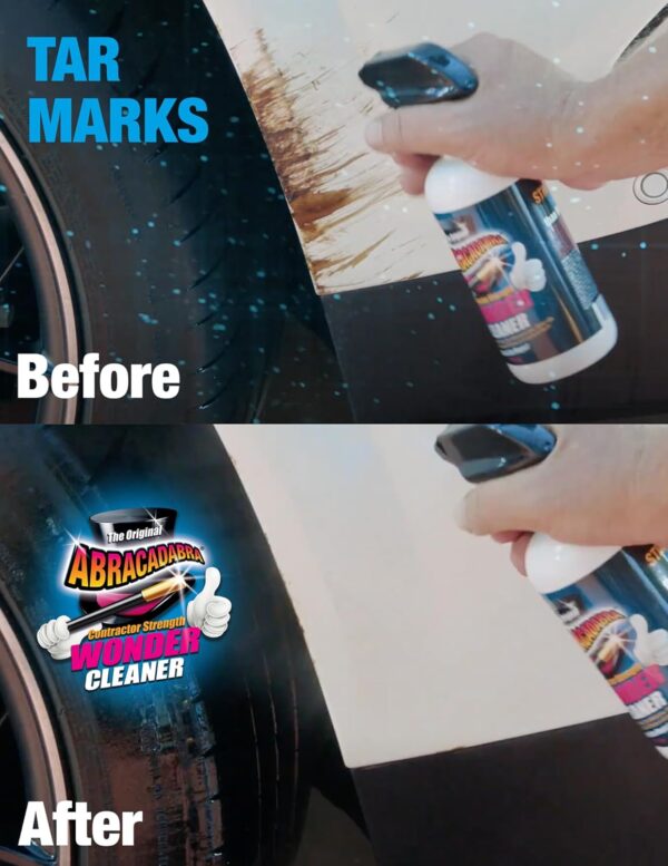 Abracadabra® Contractor Strength Wonder Cleaner - As Seen on TV - 16 fl oz - Gunk & Build up Remover - Removes Tar, Adhesives, Gum, Stickers, Sap, Oils & More on Most Surfaces - Better Stronger Faster