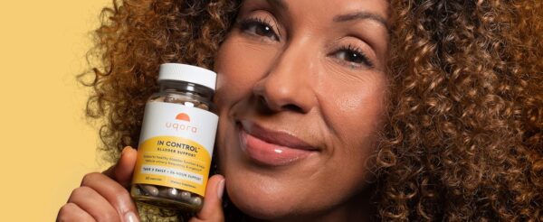 Uqora in Control Bladder Support - Daily Bladder Care & Support for Urinary Comfort - Made with botanicals, Like Horsetail & Spicebush - Gluten-Free & Vegetarian - 60 Capsules
