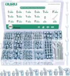 240PCS Grease Fittings Assortment,SAE & Metric Zerk Grease Fittings Straight 45 90 Degree with Wrench Kit(7-11mm) for Grease Gun