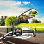 Pair Motorcycle Side Mirrors Rearview For Honda Rebel CMX 1100 250 300 450 500