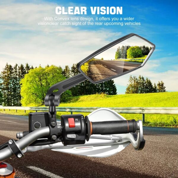 Pair Motorcycle Side Mirrors Rearview For Honda Rebel CMX 1100 250 300 450 500