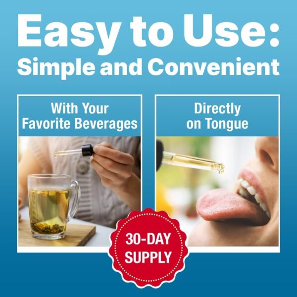 Lung Support Supplement Drops with Wild Mullein Leaf Extract for Lungs and Mucus Relief Support - 2 Fl oz