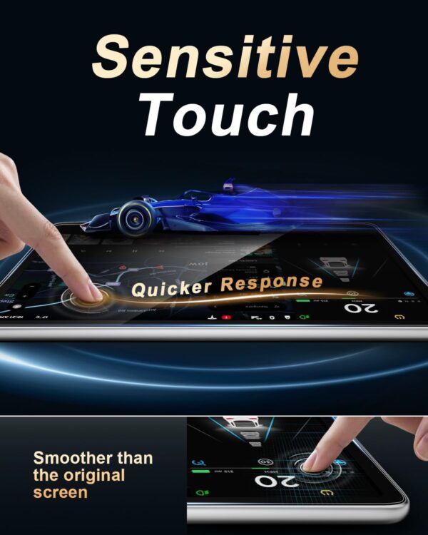 2026 Chevy Traverse Screen Protector - For 2024-2026 Chevy Traverse/Silverado EV 17.7-Inch Navigation Screen - 9H Hardness Tempered Glass HD Clear 2024-2026 Traverse Accessories Anti Fingerprints