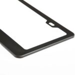 For Rolls Royce License Plate Frame Matte Black w/Chrome Logo Engraved Stainless