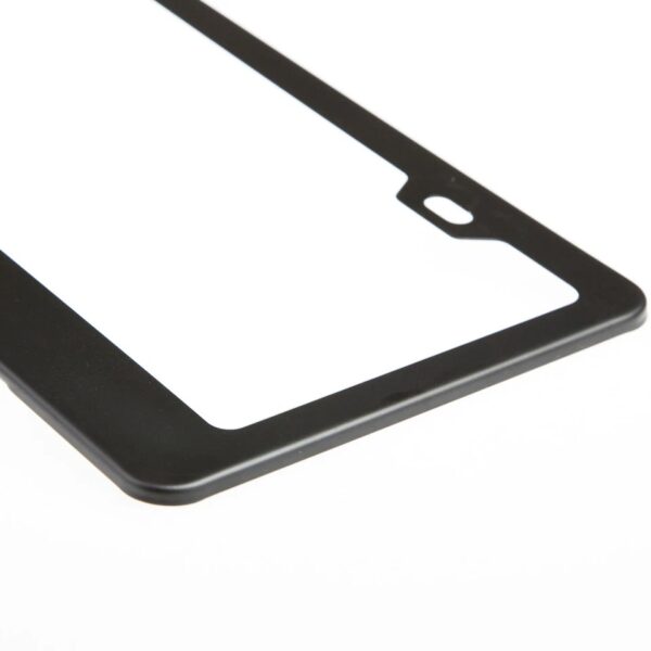 For Rolls Royce License Plate Frame Matte Black w/Chrome Logo Engraved Stainless