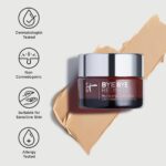 IT Cosmetics Bye Bye Redness Full Coverage Color Correcting Cream - Redness Neutralizing Tinted Face Moisturizer, 12HR Hydration, Hyaluronic Acid, Aloe, Colloidal Oatmeal, Rosacea Skin - 0.37 fl oz