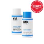 K18 Damage Shield Shampoo & Conditioner, Smoothing & Protective from Environmental Stressors, Maintains Hair Health, 8.5 Fl Oz x2