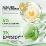 LANBENA Aloe Vera Under Eye Patches for Puffy Eyes and Dark Circles Collagen Eye Gels Mask - Skin Treatment Pads Hydration and Skin Elasticity-30 Pairs