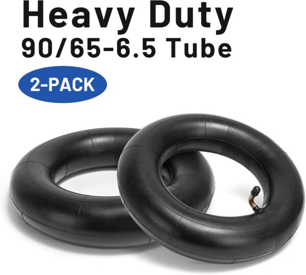 Heavy-Duty 90 65-6.5 inch Electric Scooter Inner Tube Replacement Front or Rear 80 65-6.5 and 110 50-6.5 Tire Tube Fitsh For Gas and Electric Scooter Bike 2 Packs