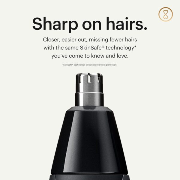 MANSCAPED® The Weed Whacker® 2.0 Electric Nose & Ear Hair Trimmer – 7,000 RPM Precision Tool with Rechargeable Battery, Wet/Dry, Easy to Clean, Improved Stainless Steel Replaceable Blade