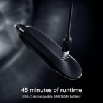 MANSCAPED® The Weed Whacker® 2.0 Electric Nose & Ear Hair Trimmer – 7,000 RPM Precision Tool with Rechargeable Battery, Wet/Dry, Easy to Clean, Improved Stainless Steel Replaceable Blade