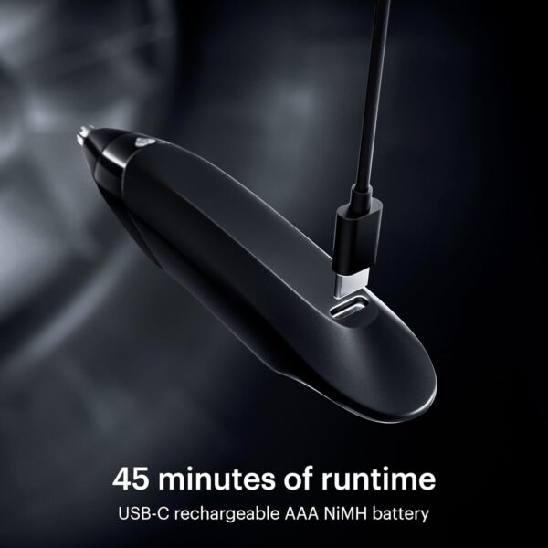 MANSCAPED® The Weed Whacker® 2.0 Electric Nose & Ear Hair Trimmer – 7,000 RPM Precision Tool with Rechargeable Battery, Wet/Dry, Easy to Clean, Improved Stainless Steel Replaceable Blade