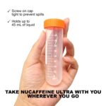 nuCaffeine Ultra | 94 Servings | Caffeine from Coffee Beans + Vitamin B3 + Electrolytes | Includes Handy to-go Tube | Transform Any Drink into an Energy Drink! | No Carbs, No Sugars, No Calories