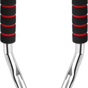 2 Pcs Wheelchair Brake Extenders, 5 Inch Anti-Slip Brake Extension Handles Replacement for Wheelchair Wheel Lock Grips, Transport Chair, Power Chair Accessories (Silver)