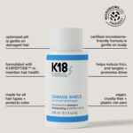 K18 Damage Shield Shampoo & Conditioner, Smoothing & Protective from Environmental Stressors, Maintains Hair Health, 8.5 Fl Oz x2