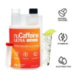 nuCaffeine Ultra | 94 Servings | Caffeine from Coffee Beans + Vitamin B3 + Electrolytes | Includes Handy to-go Tube | Transform Any Drink into an Energy Drink! | No Carbs, No Sugars, No Calories