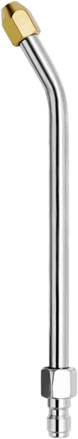 3X Pressure Washer Extension Wand Extension Rod 1/4" Quick Connect 90° 25° Curved Rod for Windows,Washing Fences,Car Cleaning