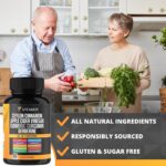 Ceylon Cinnamon Capsules 3000mg Turmeric 3000mg Apple Cider Vinegar 3000 mg Ginseng 2000mg Aloe Vera 2000mg Berberine Supplement 1200mg + Banaba | Bitter Melon | Gymnema | Ginger Root - 60 Count