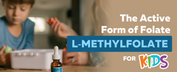 Organic Kids Methylfolate + Methyl B12 Cofactor - Organic Berry Flavor, Sublingual Form - 5-MTHF Form, Superior Form of Folate - Adjustable Dosing for All Ages - Mood, Behavior, Cognition - 1 oz.