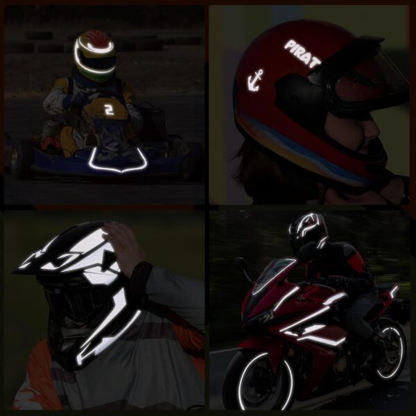 WRAPXPERT Reflective Vinyl - White, 12" x 5ft for Mailbox Numbers, Cars, Trucks, Motorcycles, Bikes, Helmets