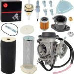 Carburetor Carb & Air Filter & Guide Intake Manifold Boot Kit For Yamaha 2004-2013 Raptor 350 Air Filter