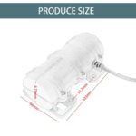 12V Rotary Vibration Motor, 3800RPM Vibrating Motor with Speed Controller, Adjustable Power Supply for Electric Massage Chair, Bed, Sieve, Shaker and More Vibrators