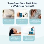 Hydrogen Peroxide Epsom Salt Bath Soak - USA-Made – Patented Bath Salts, Muscle Recovery, & Skin Detoxification – Magnesium Salts for Bathing - Doctor Formulated Pure Epsom Salt (3-Pack)