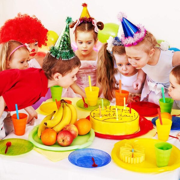 200 PCS Jumbo Smoothie Straws,Colorful Disposable Plastic Large Wide-mouthed Milkshake Straw (0.43" Diameter and 8.2" long) 8 colors mixed