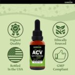 GreenIVe ACV Drops Apple Cider Vinegar with The Mother, Pure ACV