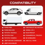 Blind Spot Convex Car Mirrors: XLarge Rear View - Rearview Automotive Mirror for Car - Exterior Accessories and Interior for Women & Men (2Pack)