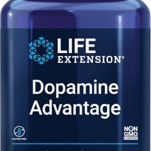 Life Extension Dopamine Advantage, Cognitive Health, Mental Sharpness, Motivation, Vitamin B12, phellodendron bark Powder, Gluten Free, Non-GMO, Vegetarian, 30 Capsules
