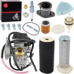 Carburetor Carb & Air Filter & Guide Intake Manifold Boot Kit For Yamaha 2004-2013 Raptor 350 Air Filter