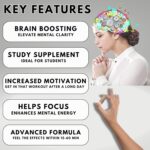 Addrell Energy Stimulant Pills- Natural Nootropic Brain Supplement Alternative Pill & Study Supplements Substitute to Elevate Mental Clarity for Women & Men OTC- 60 Mind Booster Capsules
