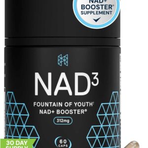 HPN NAD3 Clinical NAD+ Booster, Cellular Health & Natural Energy - NAD Supplement for Healthy Aging, Metabolic Support, NRF2 & Longevity, Nicotinamide Riboside & NMN Alternative, 60ct, 30-Day Supply