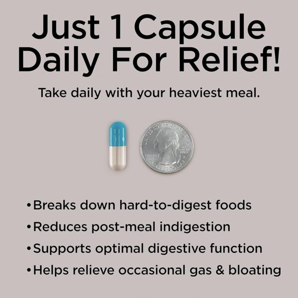 Peptiva Digestive Enzyme Supplement + ProDigest - Helps with Bloating, Gas, Constipation - 30 Count