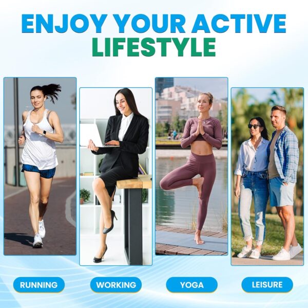 Metatarsal Pads for Women & Men - 4Pcs Gel Toe Separators Ball of Foot Cushions for Pain Relief, Metatarsalgia, Foot Pads for Walking, Standing, Running