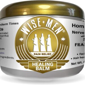 Wise Men Healing Balm with Myrrh and Frankincense Essential Oils for Neuropathy, Sciatica and Nerve Pain Massage and Skin Moisturizing