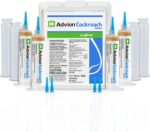 Advion Cockroach Gel Bait, 4 Tubes x 30-Grams, 4 Plunger and 4 Tips, German Roach Insect Pest Control, Indoor and Outdoor Use, Roach Killer Gel for American, German and Other Major Cockroach Species