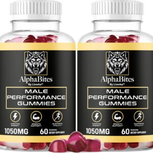 (2 Pack) Alpha Bites - Original Formula 7 in 1 Alpha Bites Gummies, AlphaBites for Men, Official Alpha Bites Advanced Premium Formula Performance and Energy, Alpha Bite Gummy Reviews, for 2 Months