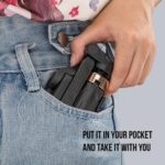 2025 New Pocket Flex Portable Selfie Stick,Pocketflex Mini Tripod,Flipping Flexible Tripod Mini JJ02,360°Pocket Flex Selfie Stick with Remote