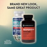 Hesperidin 1,000mg - 100% Pure Ingredient no Mixes or Additives for Blood Circulation, Leg Veins Health, Purity Guarantee 90 Capsules