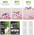 30PCS Deep Cleansing Foot Pads, Adhesive Sheets for Foot and Body Care Better, Natural Ginger Powder Bamboo Vinegar Foot Patches